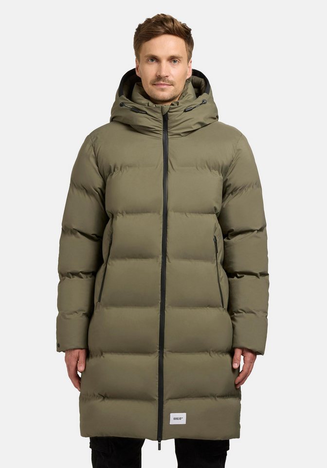 khujo Steppmantel Caius2-YM Stylischer Herren Wintermantel mit Kapuze von khujo