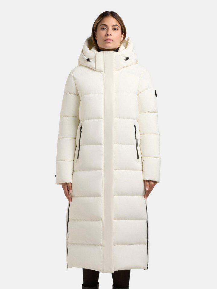 khujo Steppmantel Dote2 Extralanger Damen Mantel mit abnehmbarer Kapuze von khujo