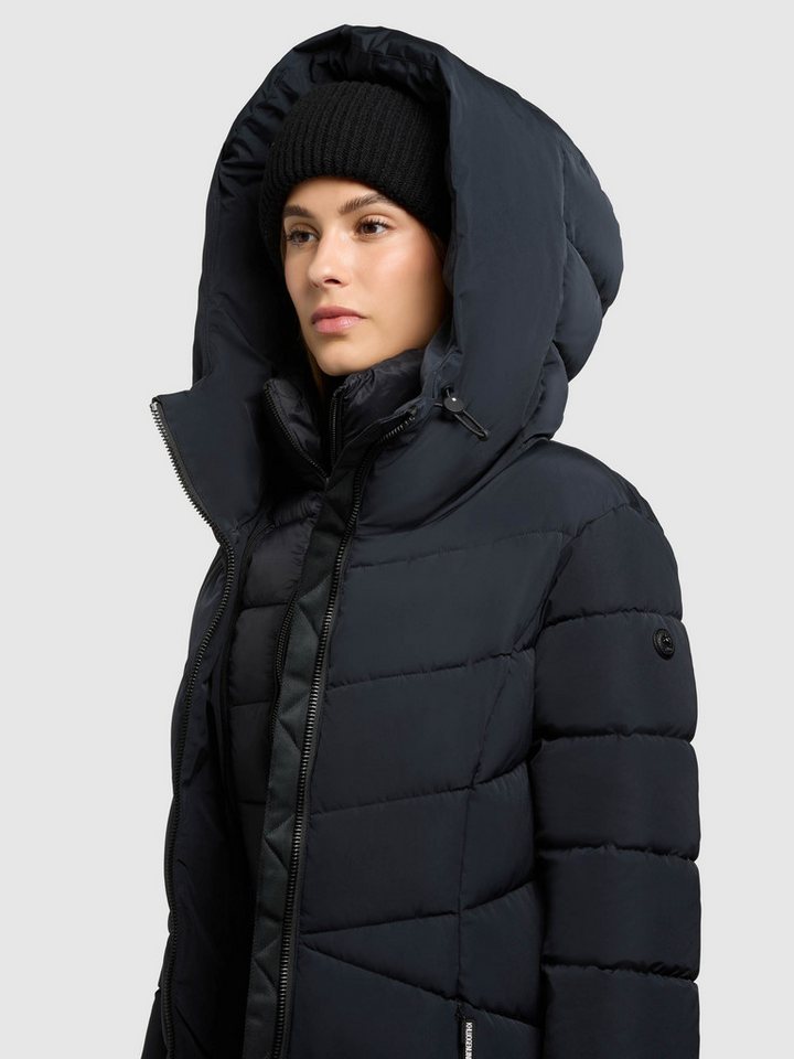 khujo Steppmantel FISKA Kapuze mit elastischem Kordelzug von khujo