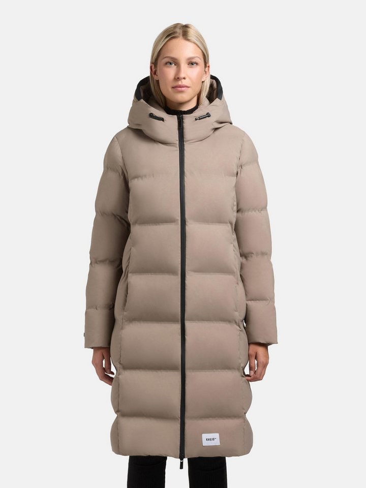 khujo Steppmantel Finnie3 Warmer Damen Wintermantel mit großer Kapuze von khujo