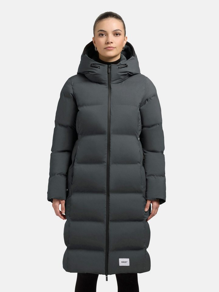 khujo Steppmantel Finnie3 Warmer Damen Wintermantel mit großer Kapuze von khujo