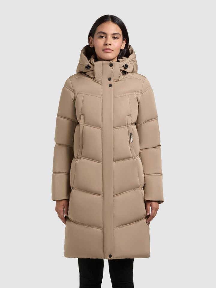 khujo Steppmantel GRAYA2 Windschutzblende mit Magnetverschluss von khujo