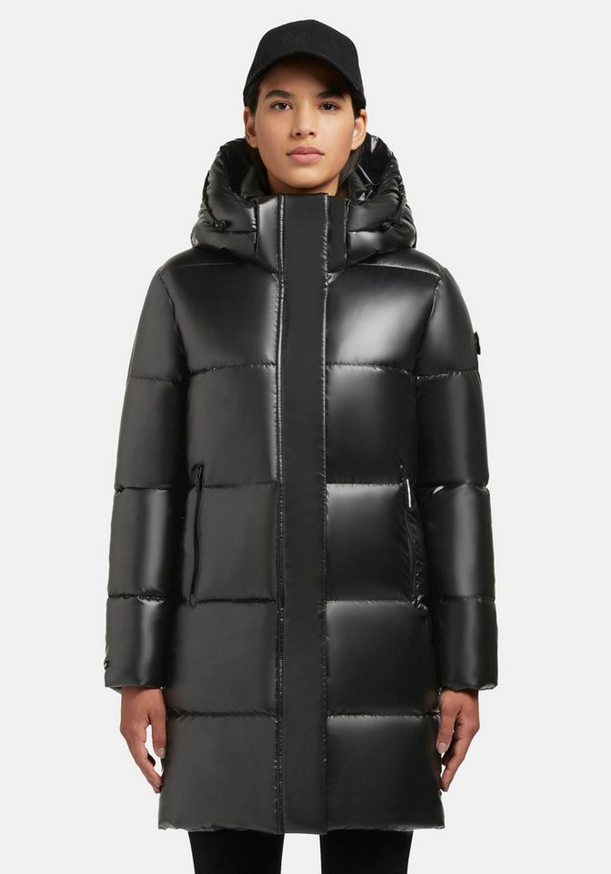khujo Steppmantel Haya Shiny-YM Wasserdichter gesteppter Damen Winter Kurzmantel von khujo