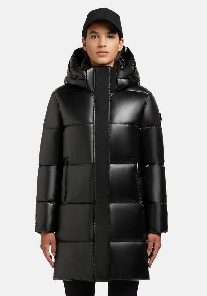 khujo Steppmantel Haya Shiny-YM Wasserdichter gesteppter Damen Winter Kurzmantel von khujo