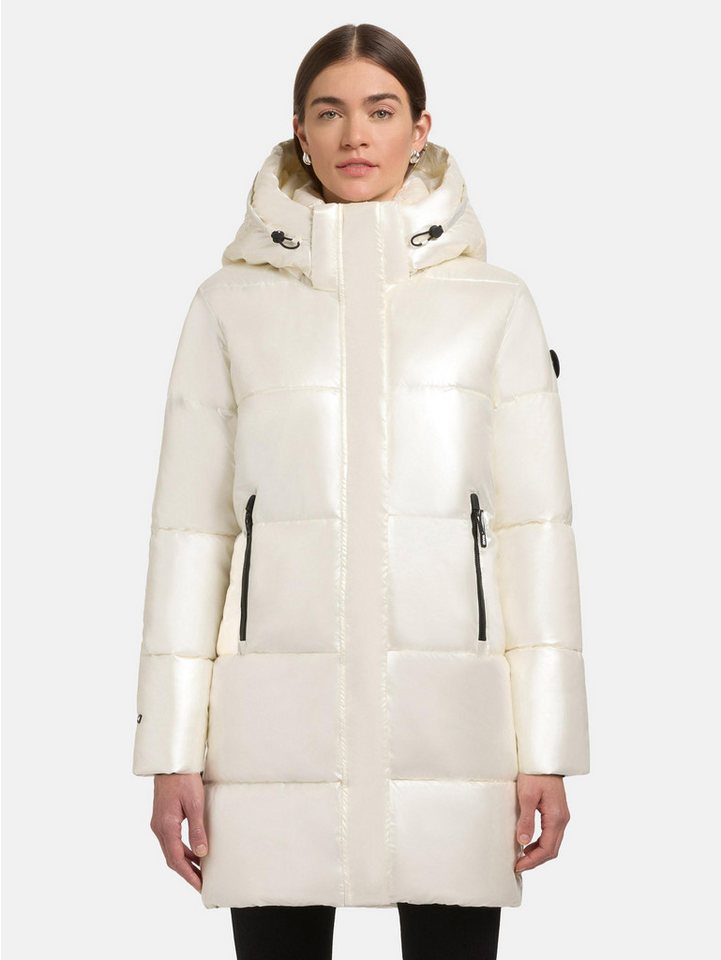 khujo Steppmantel Haya Shiny-YM Wasserdichter gesteppter Damen Winter Kurzmantel von khujo
