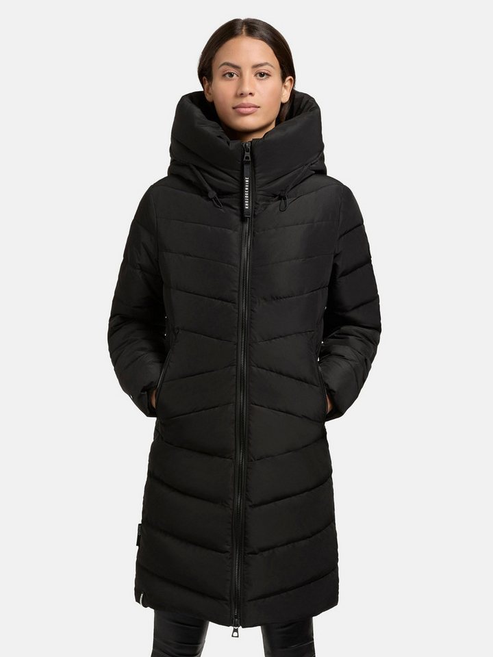 khujo Steppmantel Pluz-YM Warmer gesteppter Damen Wintermantel mit Kapuze von khujo