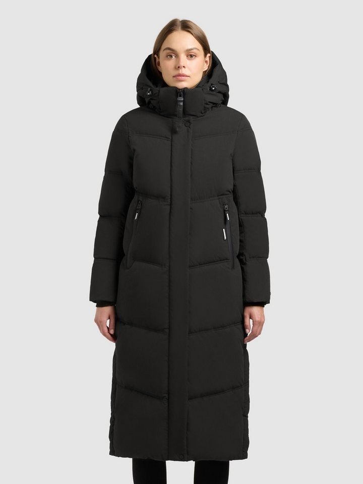 khujo Steppmantel RITZ praktische Seitenschlitze mit Reißverschluss, abnehmbare Kapuze von khujo