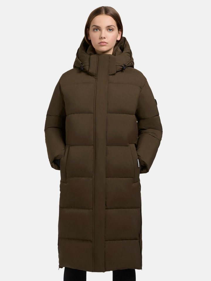 khujo Steppmantel Rachel Matt-YM Warmer gesteppter Damen Mantel mit (abnehmbarer Kapuze) von khujo