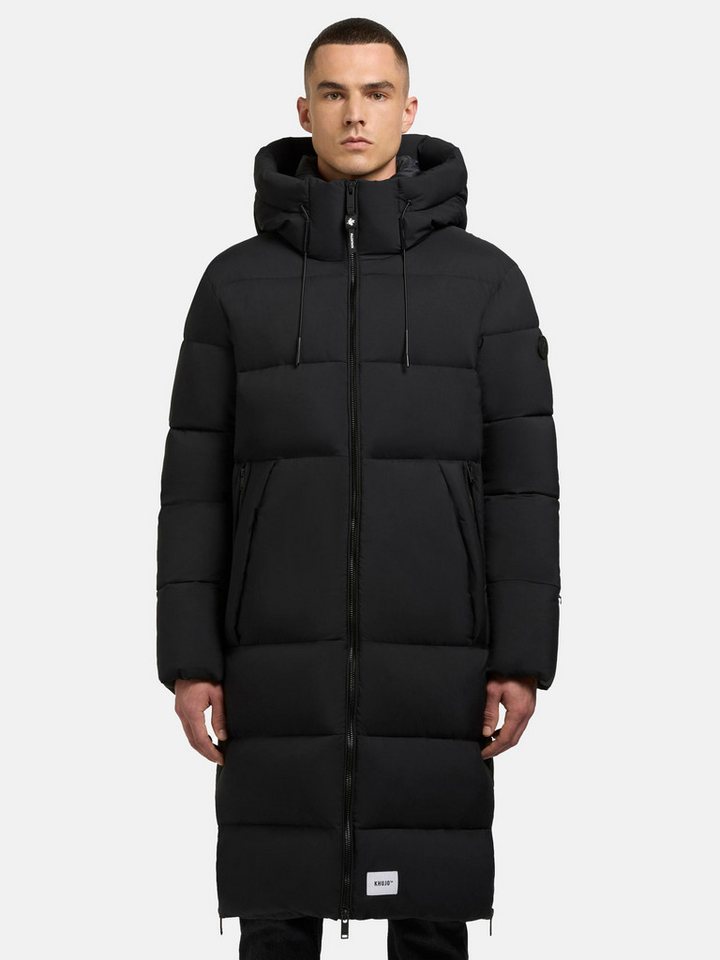 khujo Steppmantel Rigo Matt-YM Warmer Herren Puffermantel mit Rucksack-Trägern von khujo