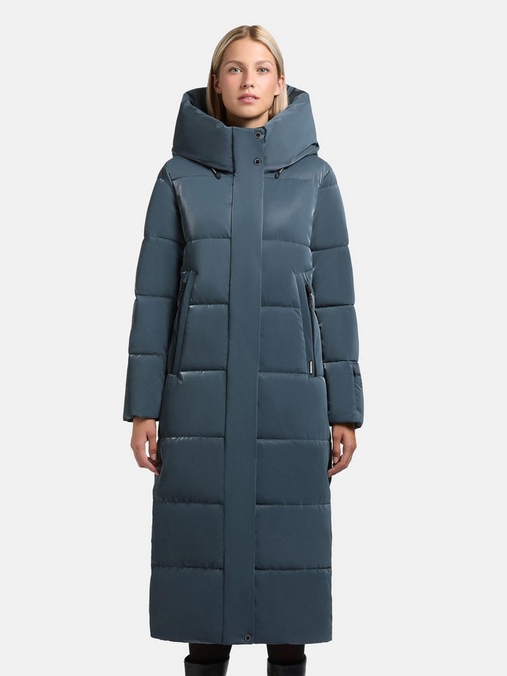 khujo Steppmantel Soulani5 Shiny warmer Damen Wintermantel aus glänzendem Obermaterial von khujo