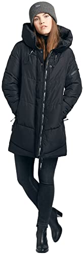 khujo Damen Jacke JORDIS3 gesteppt Winterjacke Kapuze Zwei-Wege-Reißverschluss von khujo