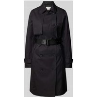 khujo Trenchcoat mit Taillengürtel Modell 'SARINA' in Black, Größe XXL von khujo