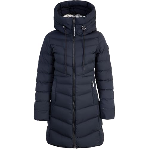 khujo Tuhani Women Parka Winterjacke (DE/NL/SE/PL, Alphanumerisch, S, Regular, Regular, navy) von khujo