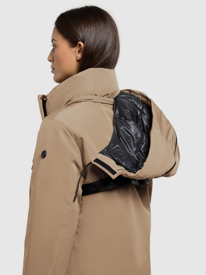 khujo Winterjacke khujo Wintermantel LOFI 3 warm wattiert, wasserabweisend, abnehmbare Kapuze von khujo