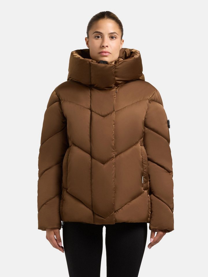 khujo Winterjacke Olsa2 Gefütterte Steppjacke mit Kapuze von khujo