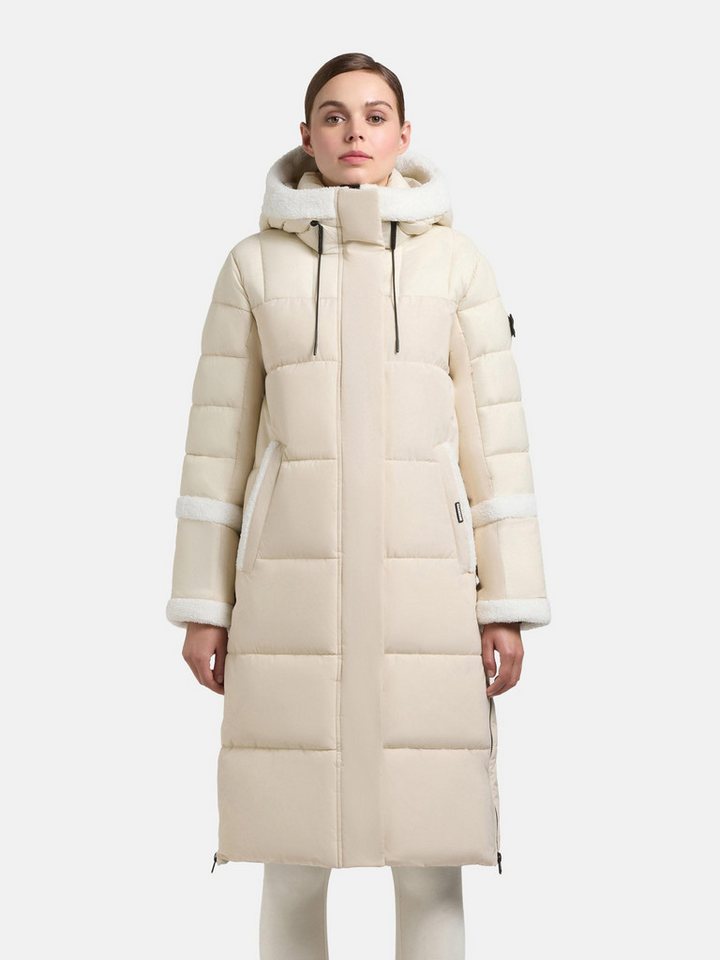 khujo Steppmantel Desna2 Langer gesteppter Damen Mantel mit zahlreichen Features von khujo