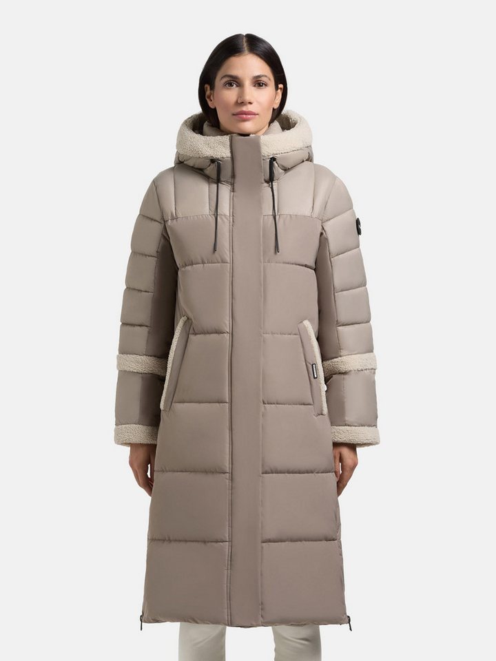 khujo Wintermantel Desna2 Langer Damen Mantel mit zahlreichen Features von khujo