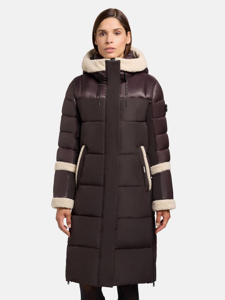 khujo Steppmantel Desna2 Langer gesteppter Damen Mantel mit zahlreichen Features von khujo