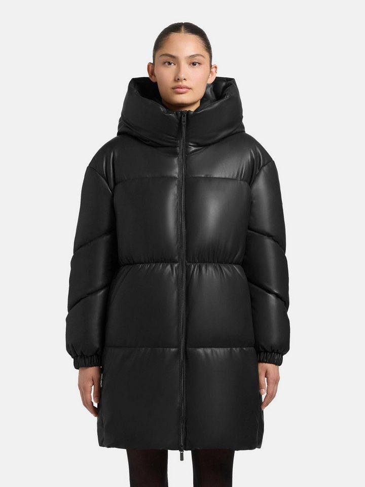 khujo Wintermantel Lorsa Winter Steppmantel in Kunstlederoptik von khujo