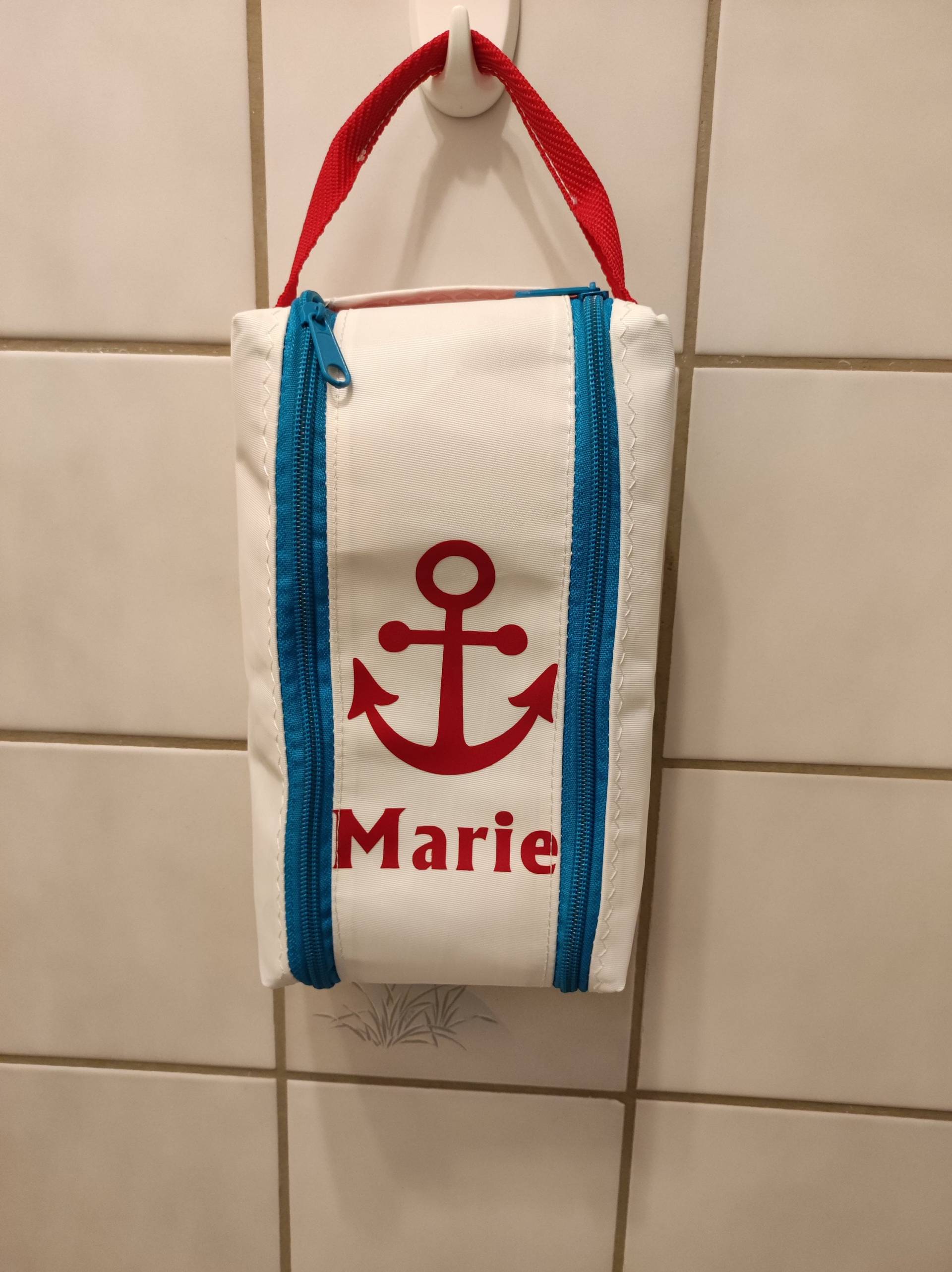 Kulturtasche "Marie"Aus Segeltuch Personalisierbar Kulturtasche "Marie"Aus Segeltuch Personalisierbar von kiHZigZag