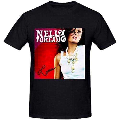 Men's Nelly Furtado Loose Custom T Shirts Design Round Neck Black L Men's Nelly Furtado Loose Custom T Shirts Design Round Neck Black L von kiapu