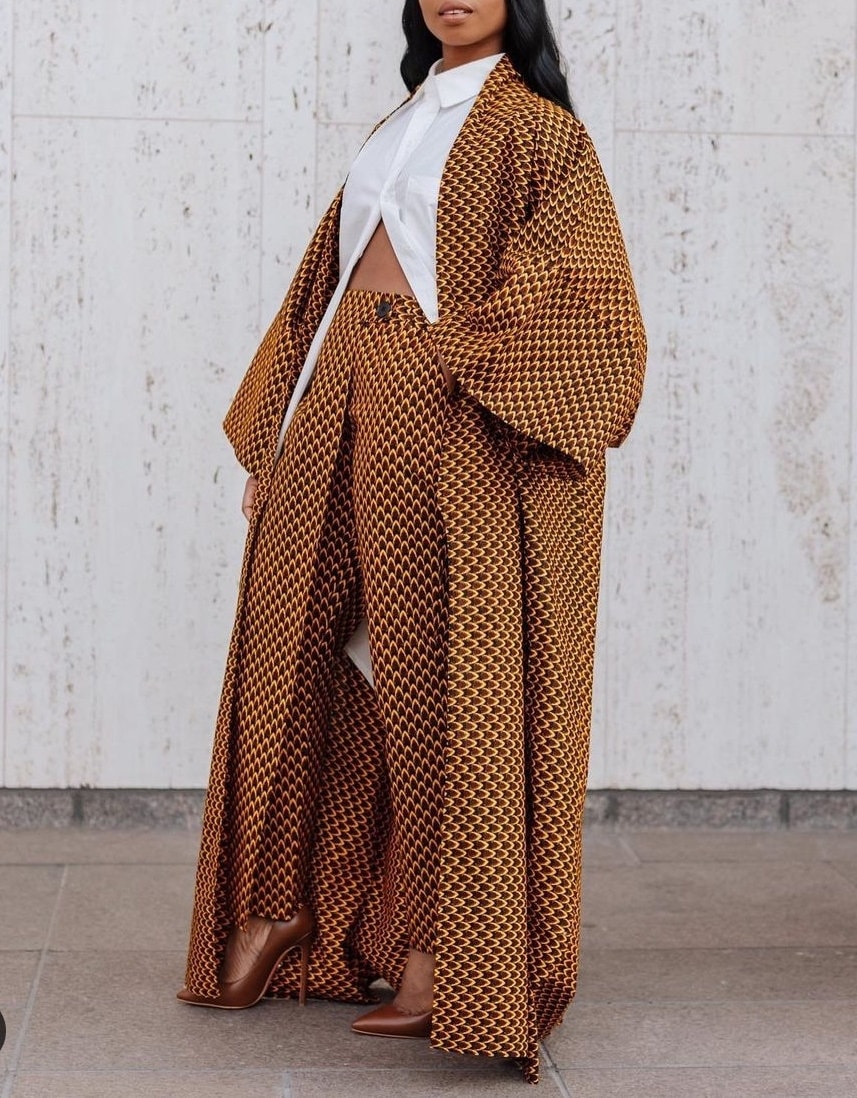 2-Teiliges Set, Hose Und Kimono von kichicreation