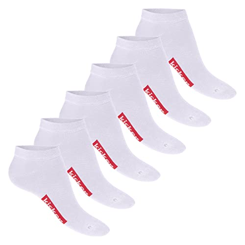 kicker Damen & Herren Sneaker Socken (6 Paar) - Weiß 39-42 von kicker