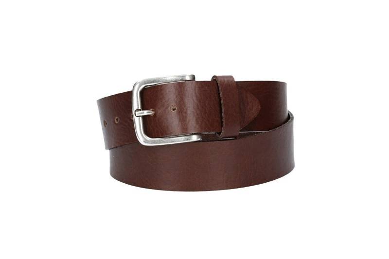 kiddybelts Ledergürtel Ledergürtel Kids 30mm in Braun mit Dornschließe in Silber (KB11-690, 1-St) sehr weiches Vollrindleder von kiddybelts
