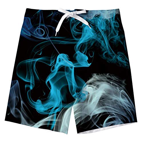 kids4ever Badehose Jungen Kinder Badeshorts 3D Druck Schnell Trocknend Strand Surf Boardshorts Sommer Schwimmhose Knielang mit Seitentaschen von kids4ever