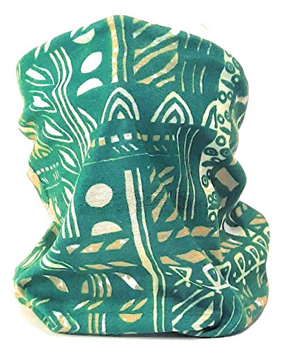 kidsearth Multifunktionstuch Sport Freizeit Herren Damen Bandana Halstuch Schal Kopftuch Mütze Sturmhaube Mundschutz Maske (Jungle) von kidsearth