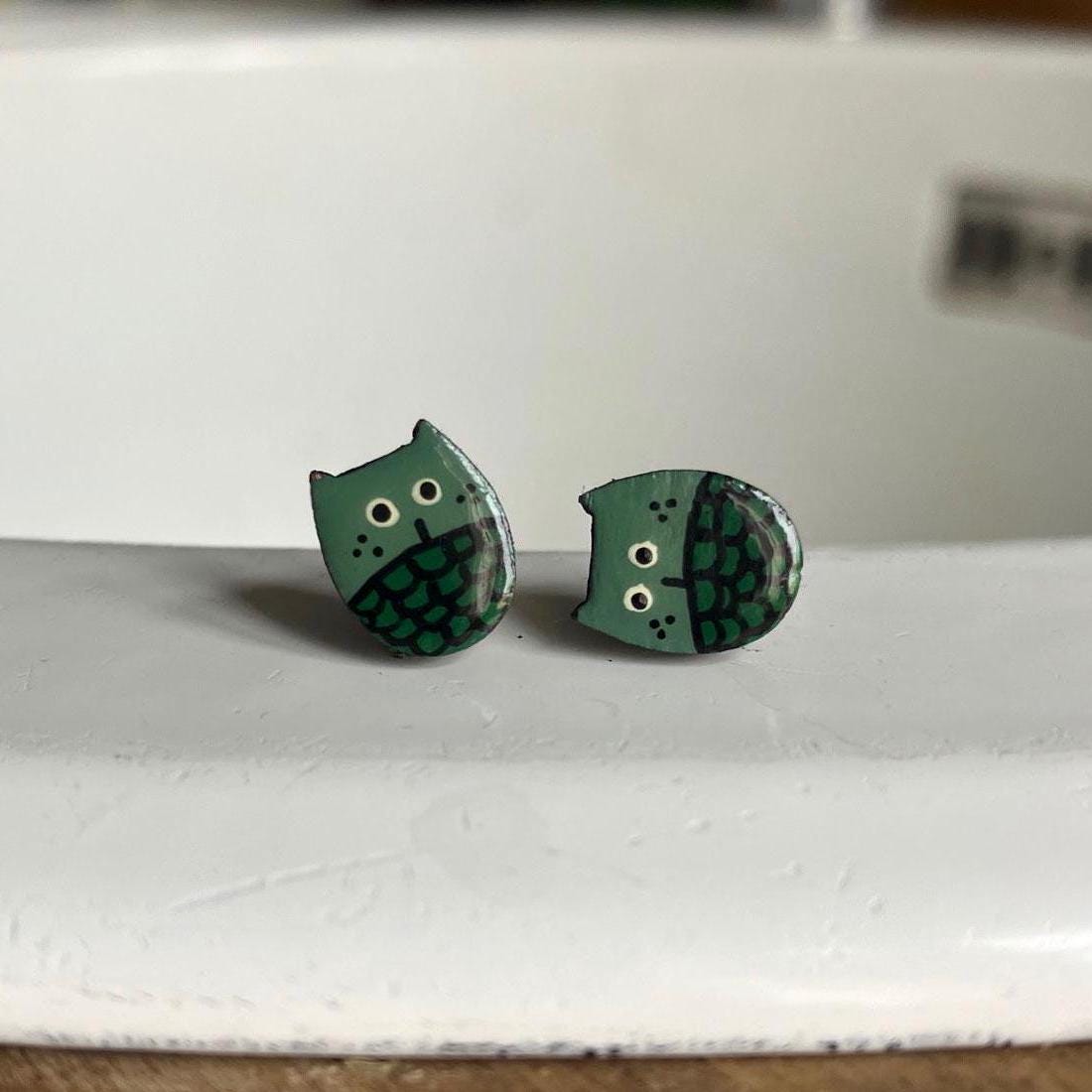Ohrstecker Eule Ohrstecker Eule von kiezmietz