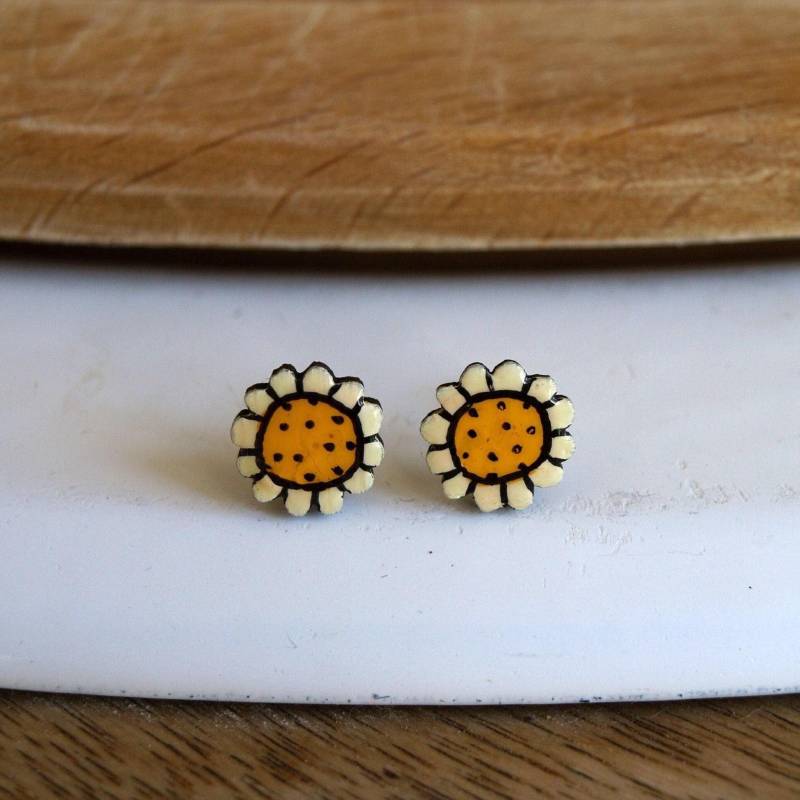 Ohrstecker Gänseblümchen Ohrstecker Gänseblümchen von kiezmietz
