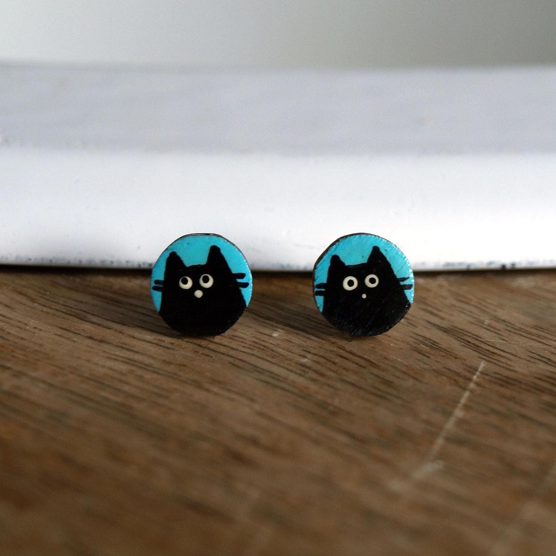 Ohrstecker Katze Ohrstecker Katze von kiezmietz
