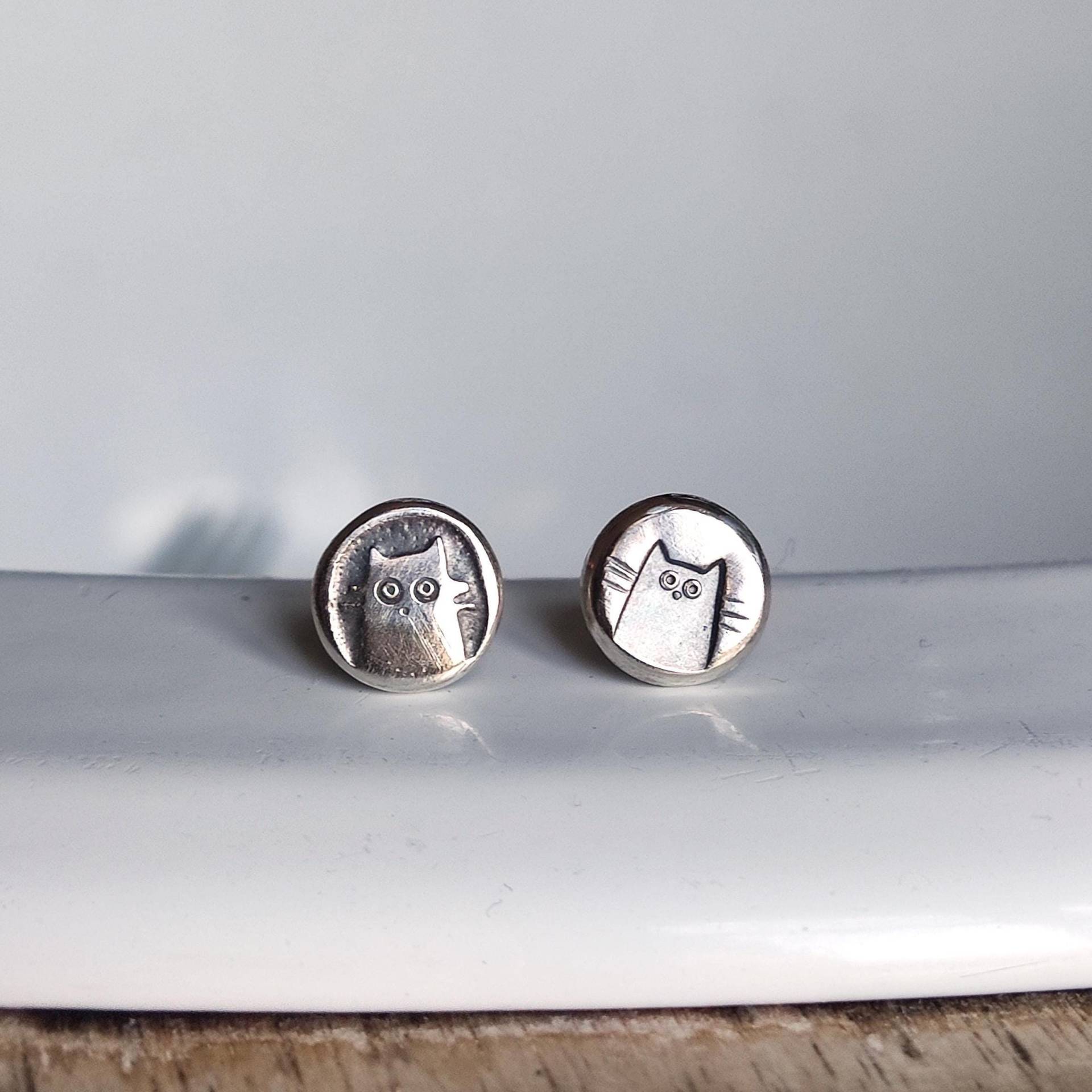 Ohrstecker Katzenliebe Ohrstecker Katzenliebe von kiezmietz