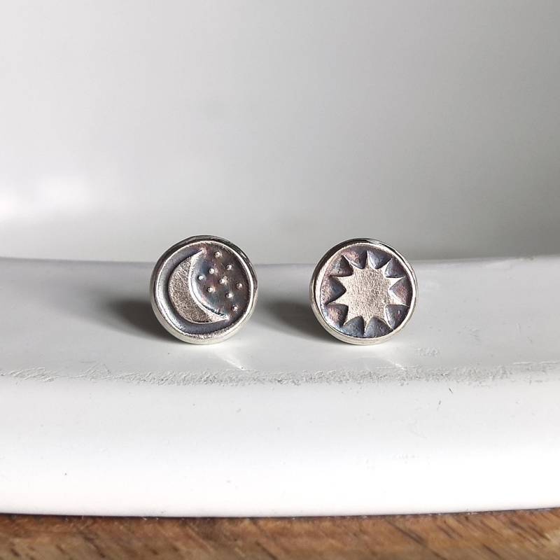 Ohrstecker Sonne Und Mond Ohrstecker Sonne Und Mond von kiezmietz