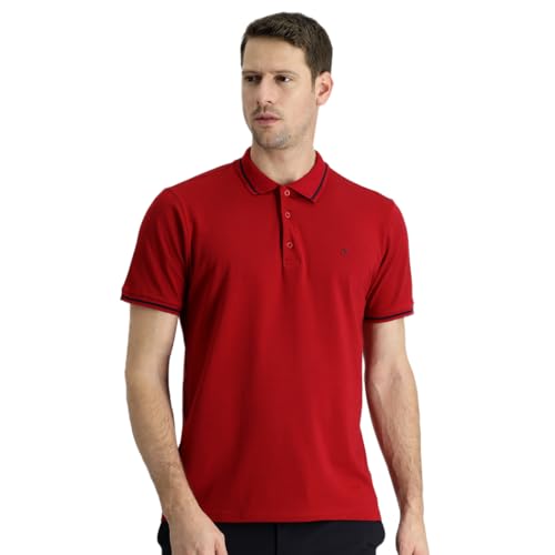 KIGILI Poloshirt Herren Kurzarm, Baumwolle Elasthan Slim Fit Golf T Shirt für Herren Sommer, Atmungsaktiv Männer T-Shirt Tenis, Bekleidung Herren für Arbeit und Sport, 6 Farboptionen, | DUNKELROT - M KIGILI Poloshirt Herren Kurzarm, Baumwolle Elasthan Slim Fit Golf T Shirt für Herren Sommer, Atmungsaktiv Männer T-Shirt Tenis, Bekleidung Herren für Arbeit und Sport, 6 Farboptionen, | DUNKELROT - M von kiğili