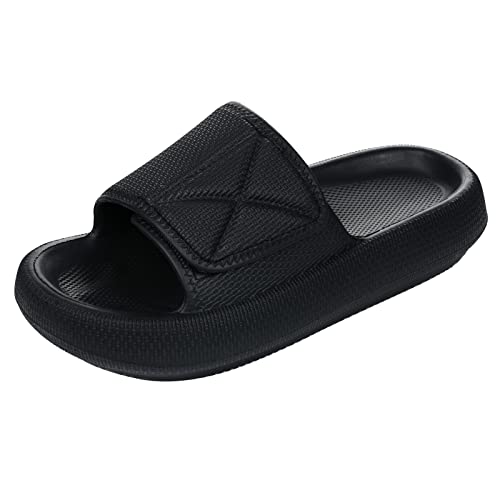 kihutor Badeschuhe Damen Herren rutschfest Badeschlappen Cloud Slippers Schlappen Hausschuhe für drinnen und draußen kihutor Badeschuhe Damen Herren rutschfest Badeschlappen Cloud Slippers Schlappen Hausschuhe für drinnen und draußen von kihutor