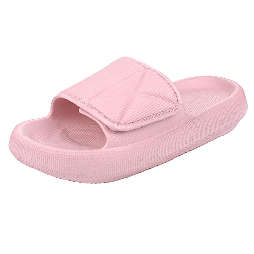 kihutor Badeschuhe Damen Herren rutschfest Badeschlappen Cloud Slippers Schlappen Hausschuhe für drinnen und draußen von kihutor