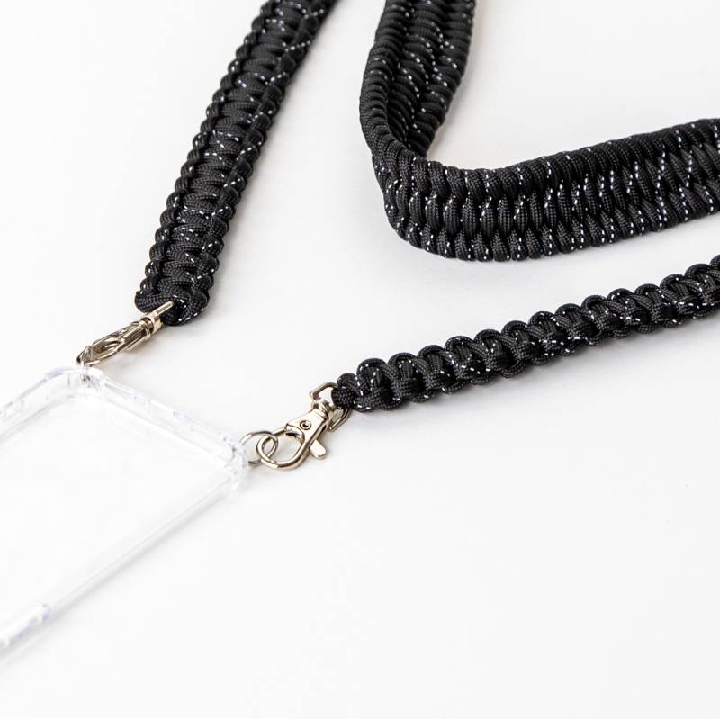 Handykette Reflective, Schwarz, Phone Necklace, Abnehmbar, Austauschbar, By Kijuji Handykette Reflective, Schwarz, Phone Necklace, Abnehmbar, Austauschbar, By Kijuji von kijujiBerlin