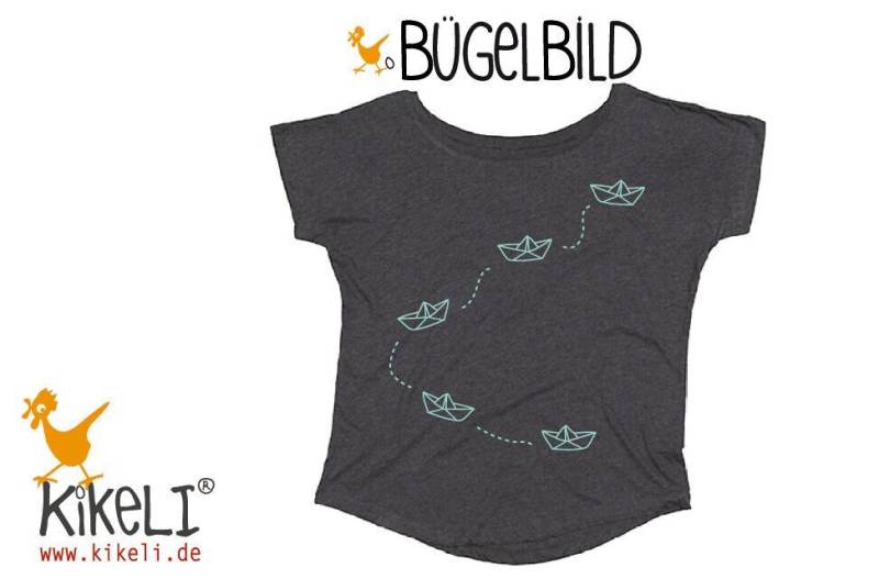 Boote Bügelbild Aufbügler Applikation Textilaufklebefolie von kikelishop