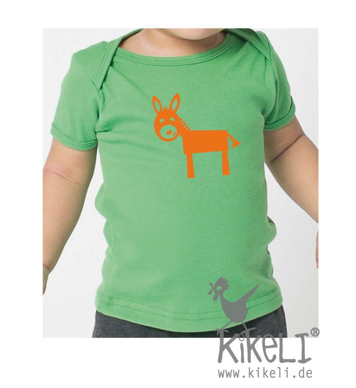 Esel Bügelbild Aufbügler Applikation Sticker Textilaufkleber Tiermotiv Flockfolie Diy Kinder T-Shirt Individualisierbar Farbe/ Gröss von kikelishop