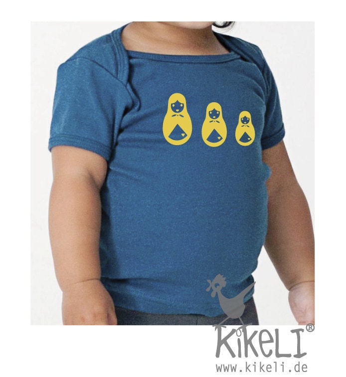 Matruschka Bügelbild Aufbügler Applikation Sticker Textilaufkleber Flockfolie Diy Kinder T-Shirt Individualisierbar Farbe/ Grösse von kikelishop