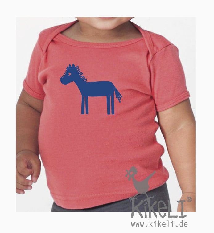 Pferd Bügelbild Aufbügler Applikation Sticker Textilaufkleber Tiermotiv Flockfolie Diy Kinder T-Shirt Individualisierbar Farbe/ Gröss von kikelishop