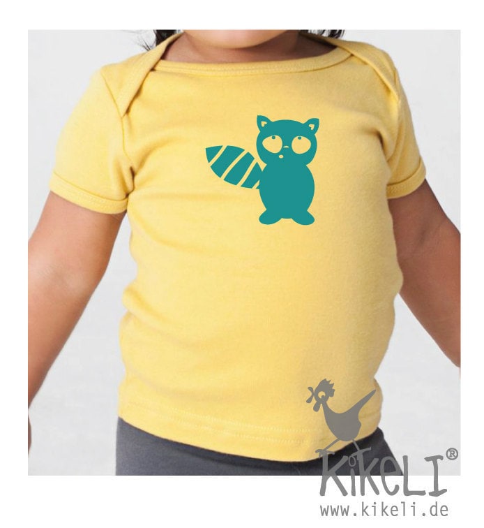 Waschbär Bügelbild Aufbügler Applikation Sticker Textilaufkleber Tiermotiv Flockfolie Diy Kinder T-Shirt Individualisierbare Farbe U Grössen von kikelishop