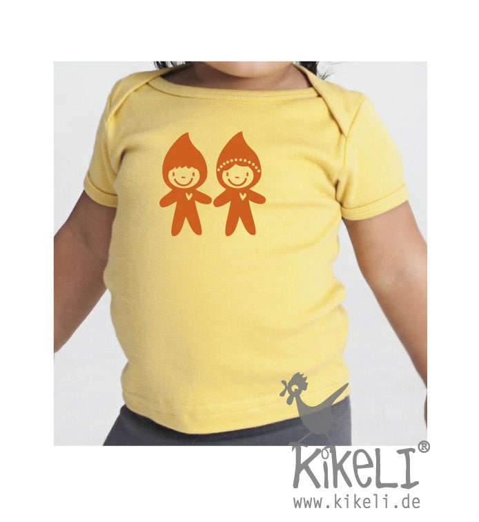 Zwillinge Bügelbild Aufbügler Applikation Sticker Textilaufkleber Tiermotiv Flockfolie Diy Kinder T-Shirt Individualisierbar Farbe/ Gröss von kikelishop