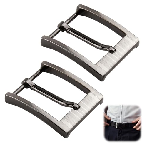 kiki fancy Gürtelschnalle Herren,Metallgürtelschnalle Wechselgürte Zinklegierung polierte Gürtelschnalle, Geeignet für Schnallenfreie Gürtel (Wechselgurte) mit Einer Breite Von Nicht Mehr Als 40mm von kiki fancy
