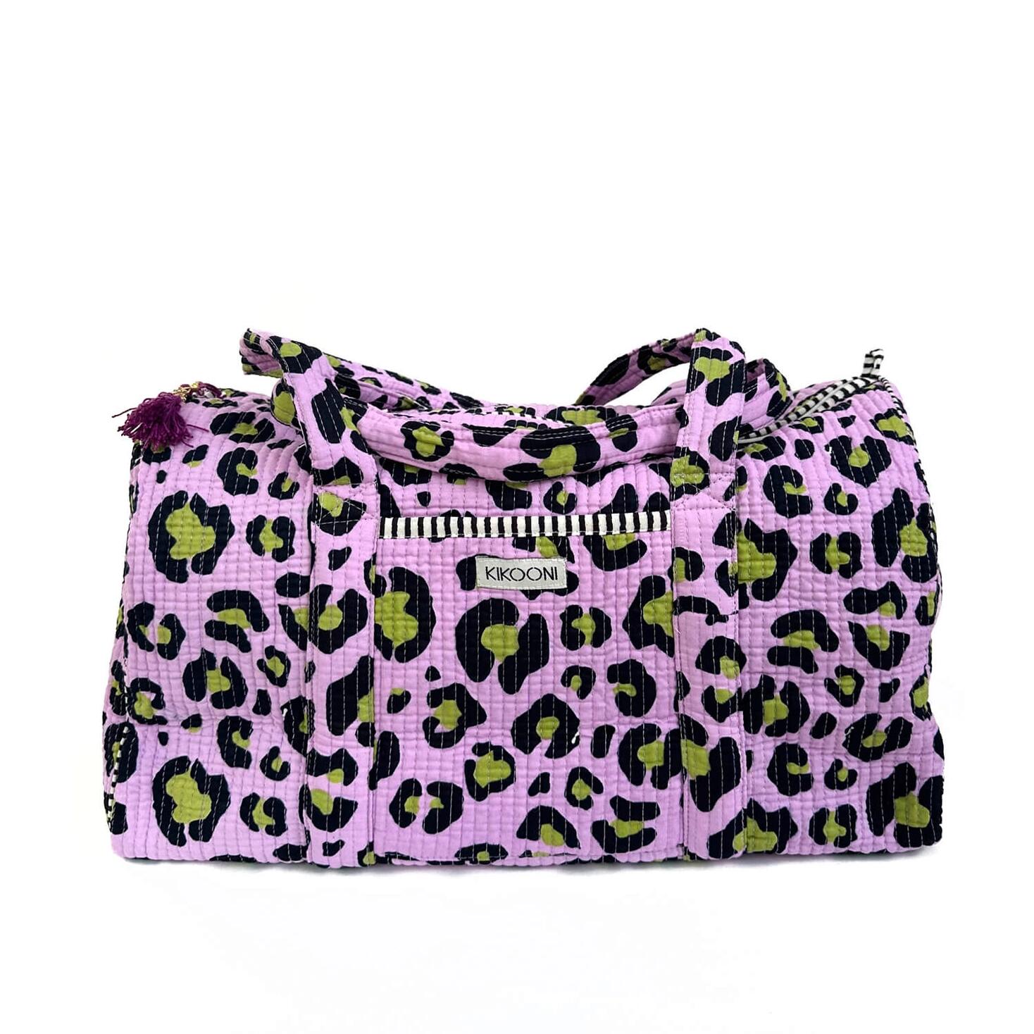 kikooni - kikooni Handgemachte Baumwolltasche Oh Leo - cosmic lilac Koffer24 von kikooni