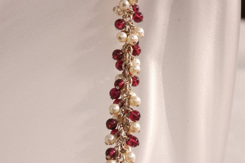 Kimadirose Cluster Armband Granaten & Perlen Kimadirose Cluster Armband Granaten & Perlen von kimadirose