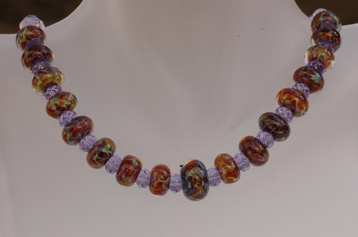 Kimadirose Handgewickelte Swarovski Kristall Kette von kimadirose