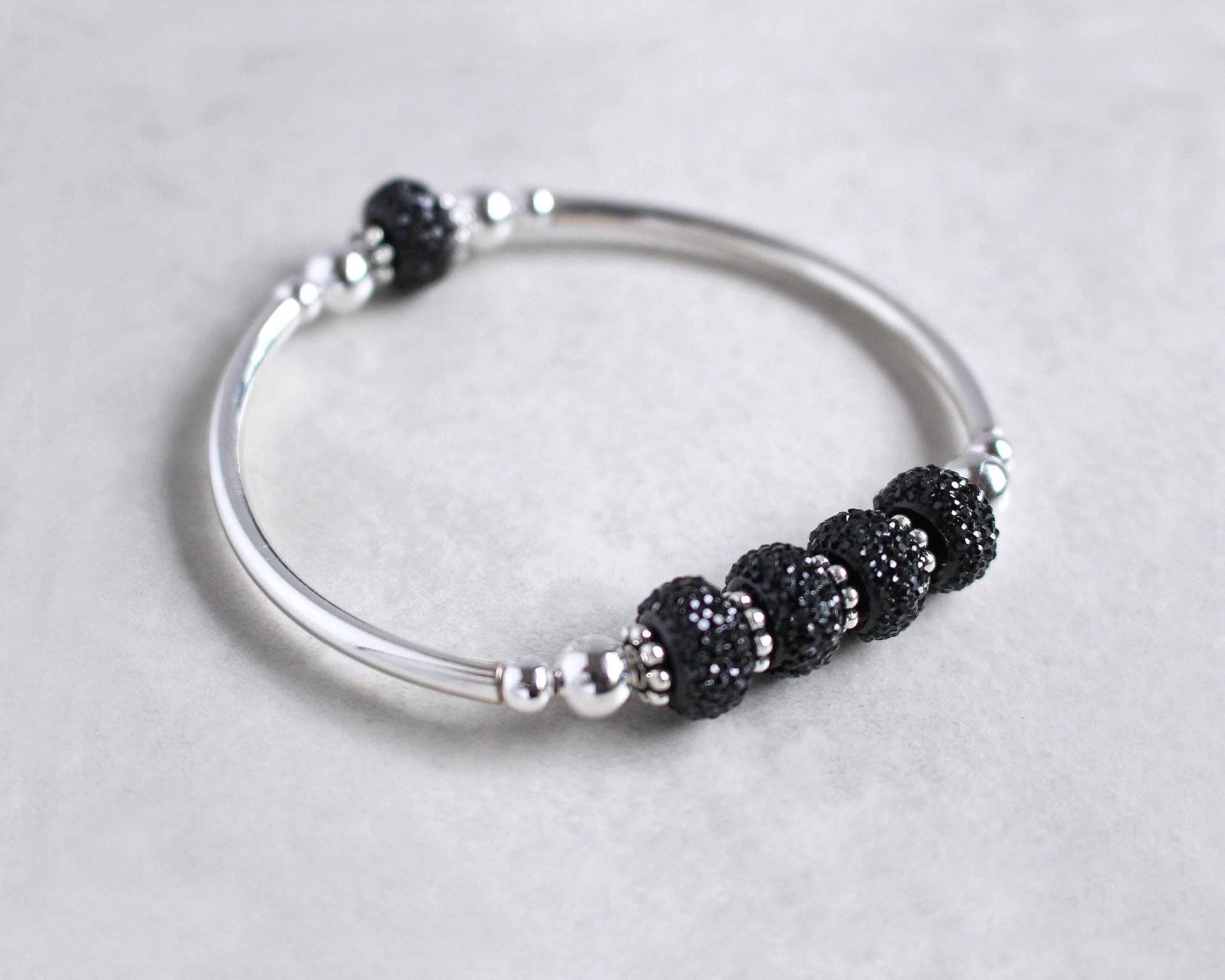 Schwarzes Sparkle Stretch Armband Schwarzes Sparkle Stretch Armband von kimsbling